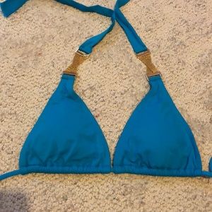 L*Space blue bikini top